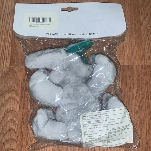 Stuffed Animal Pacifier Holder Elephant - Picture 3 of 9